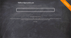 Desktop Screenshot of fiddlersridgecrystals.com